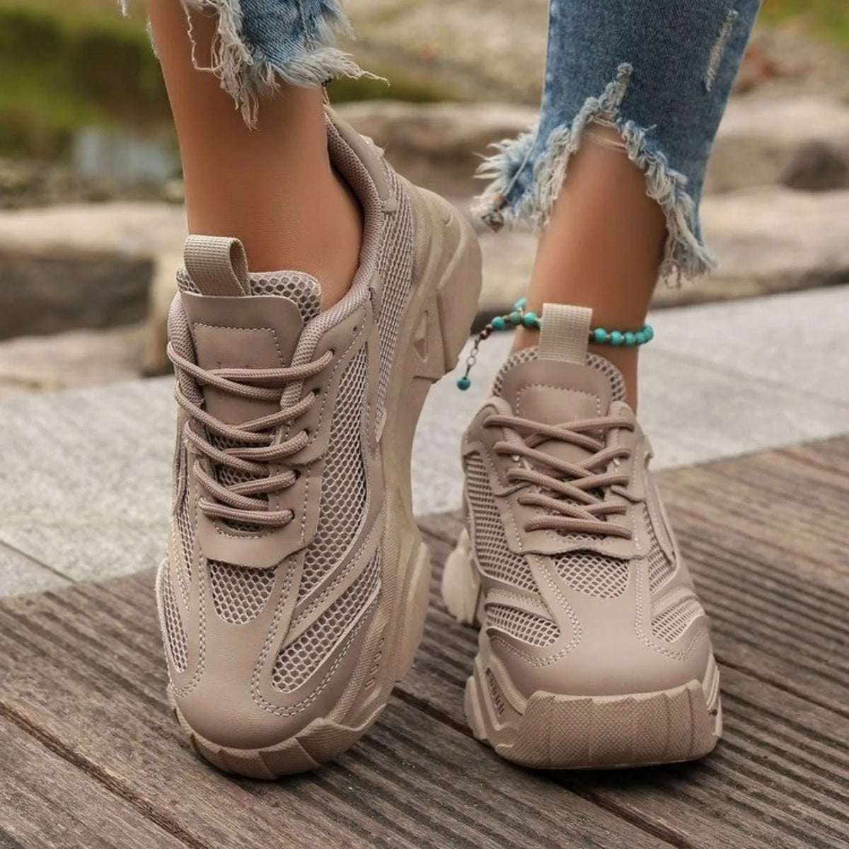 Breathable Chunky Sneakers for Women