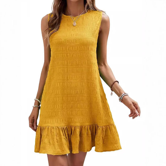 Textured Mini Shift Dress