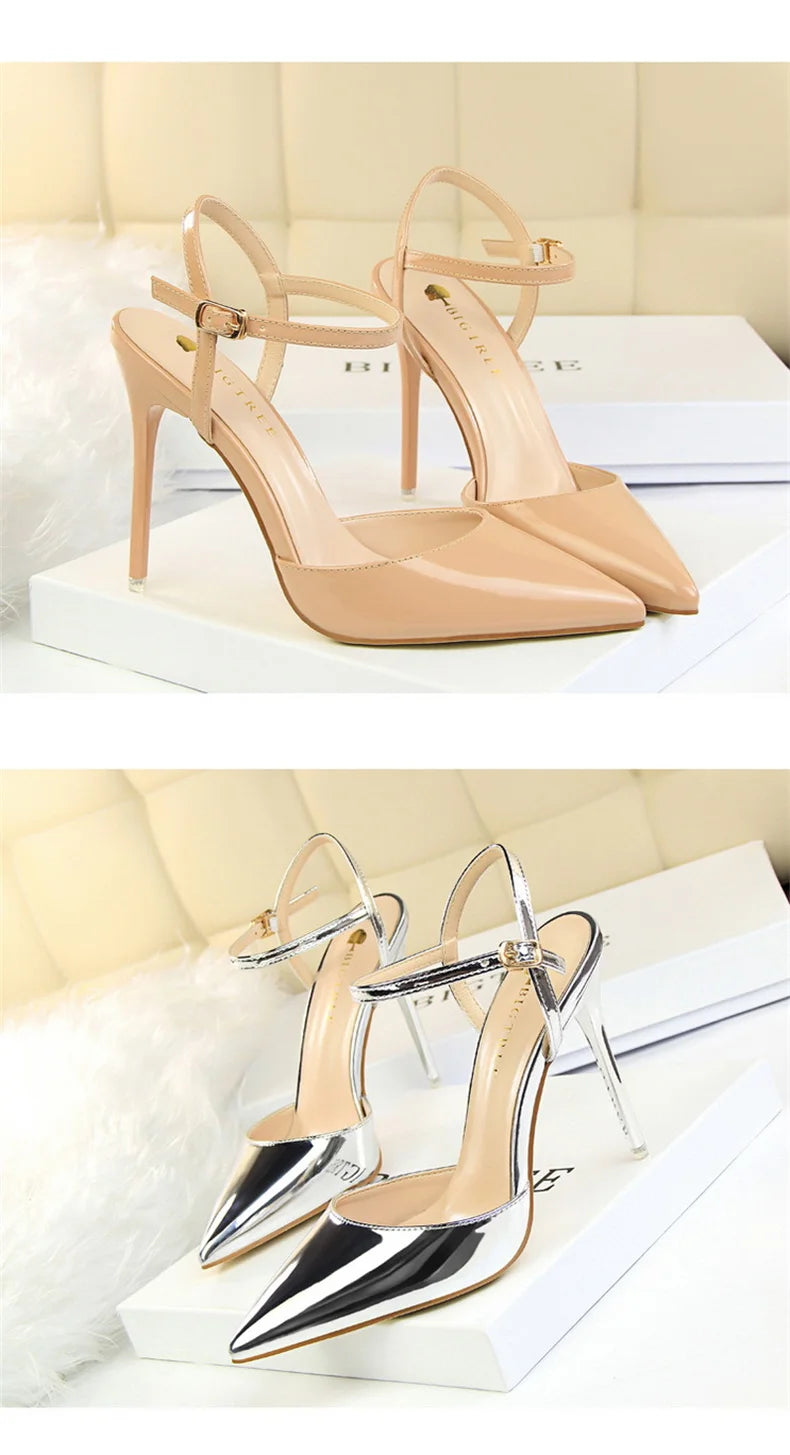 Pointed Toe Thin Heel Dress Shoes