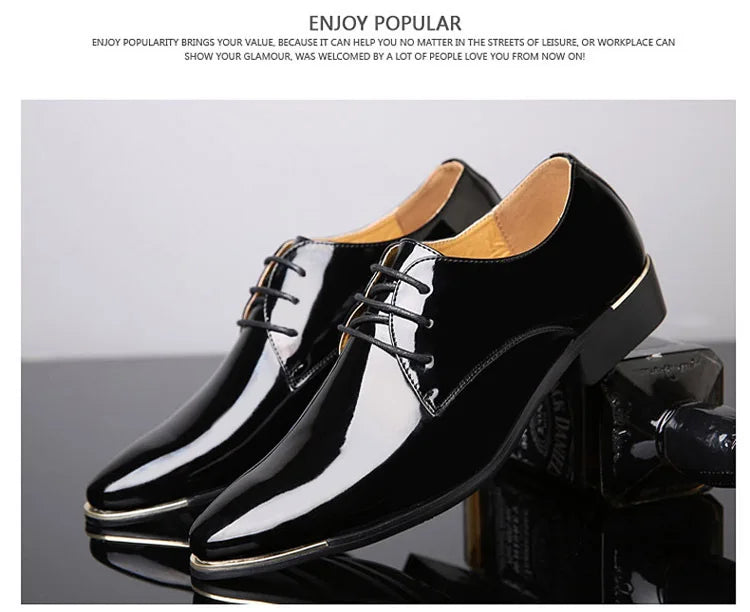 Men's Patent Leather Dress Shoes
