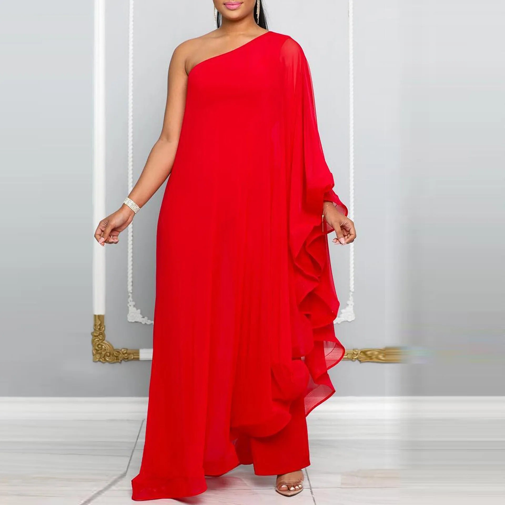 One-Shoulder Jumpsuit for Women – Formal & Dressy