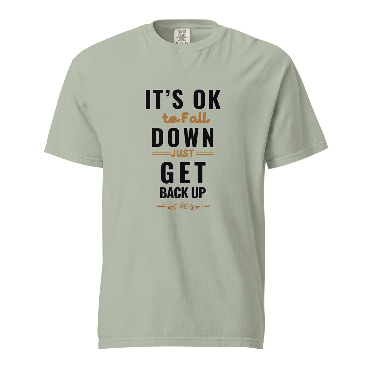 It's Ok To Fall Down Heavyweight T-shirt