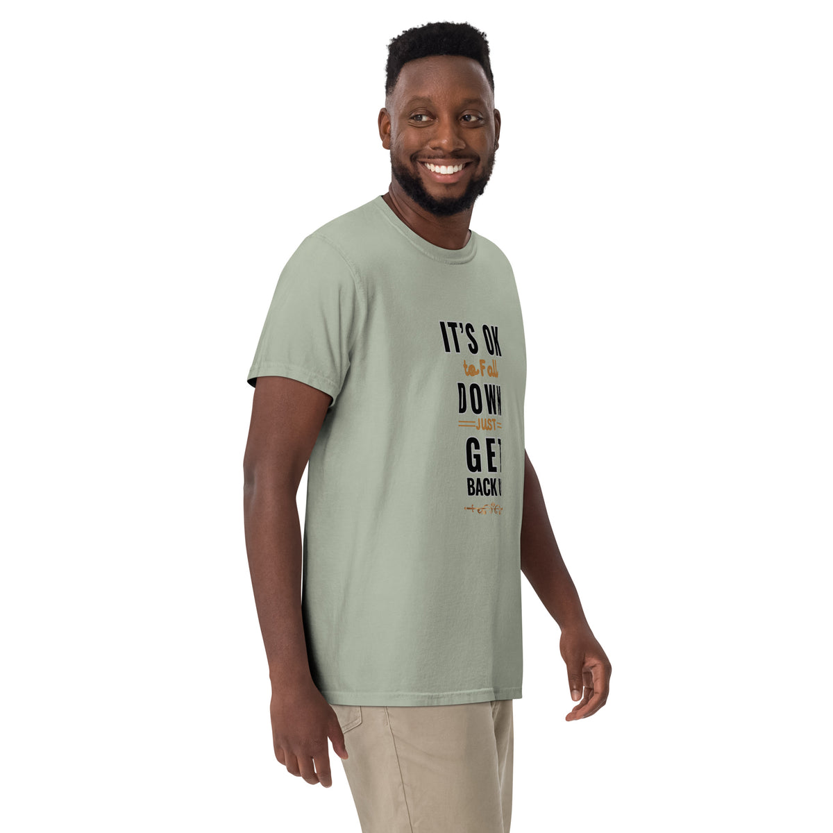 It's Ok To Fall Down Heavyweight T-shirt
