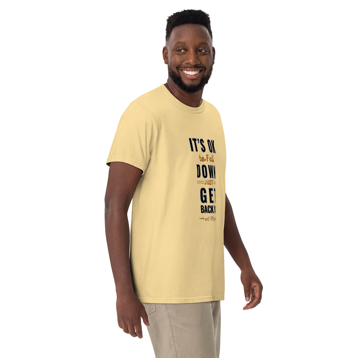 It's Ok To Fall Down Heavyweight T-shirt