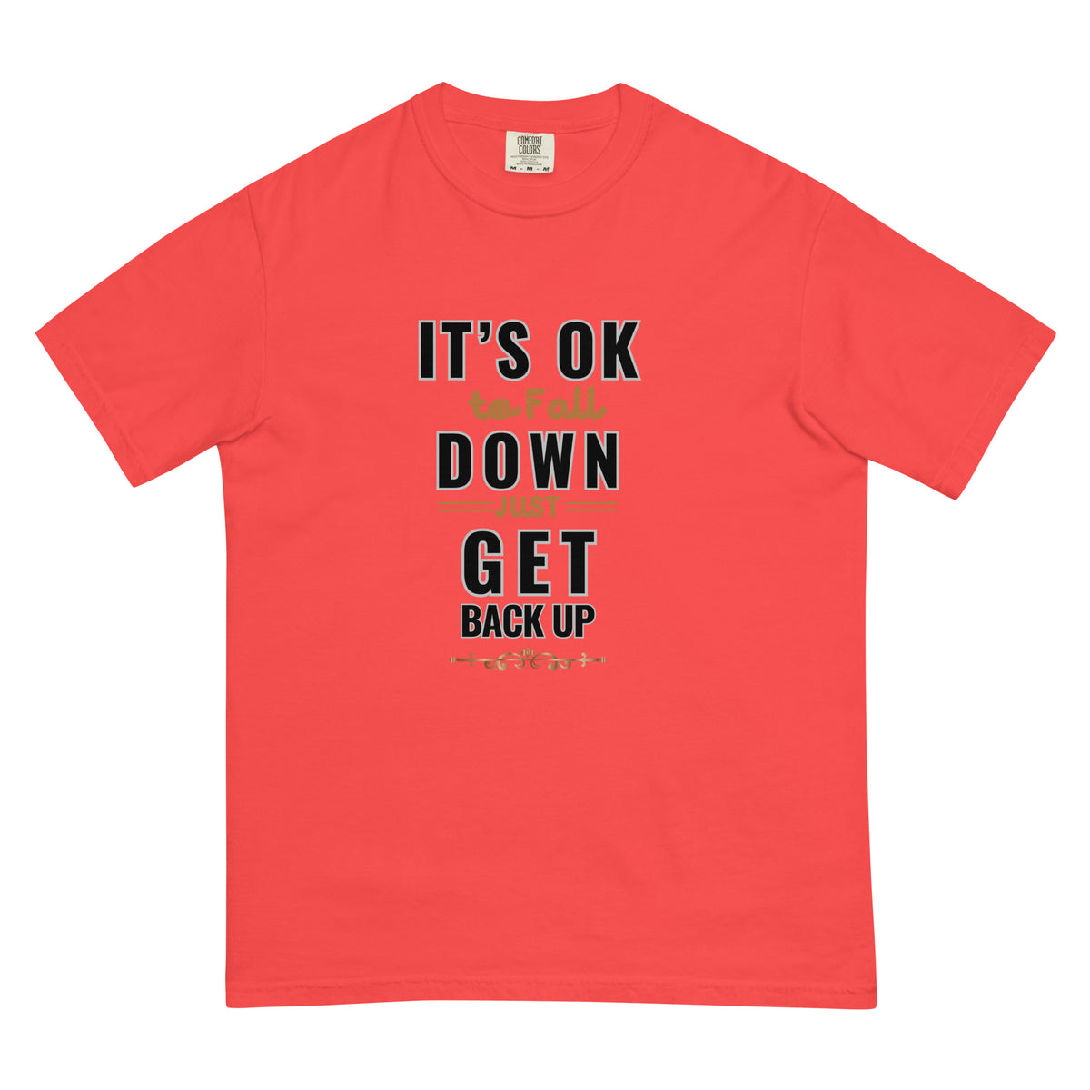 It's Ok To Fall Down Heavyweight T-shirt