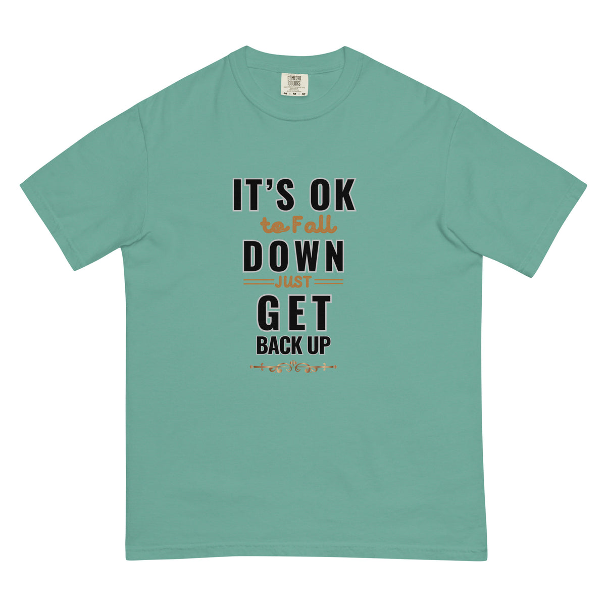 It's Ok To Fall Down Heavyweight T-shirt