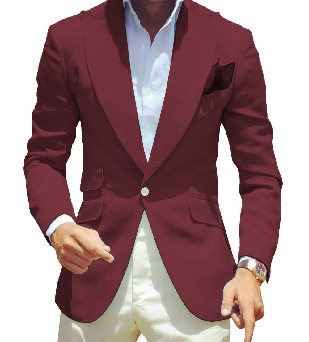 Men's Smart Casual Straight Fit Suit