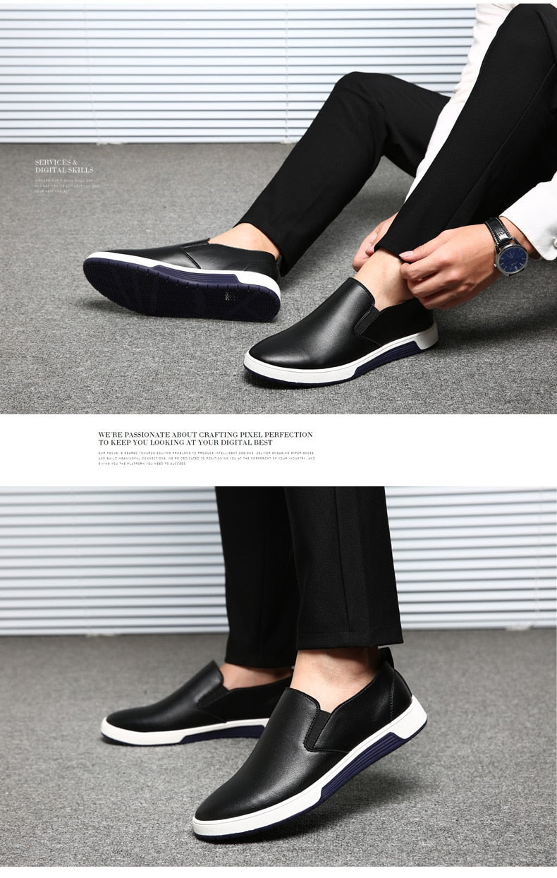 Men's Leather Dress Sneakers