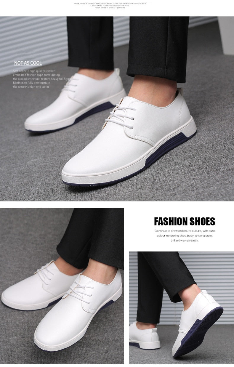 Men's Leather Dress Sneakers