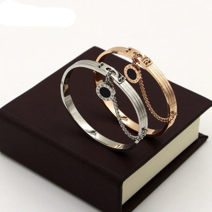 Round Tag Bangle Bracelet For Women - ProLyf Styles