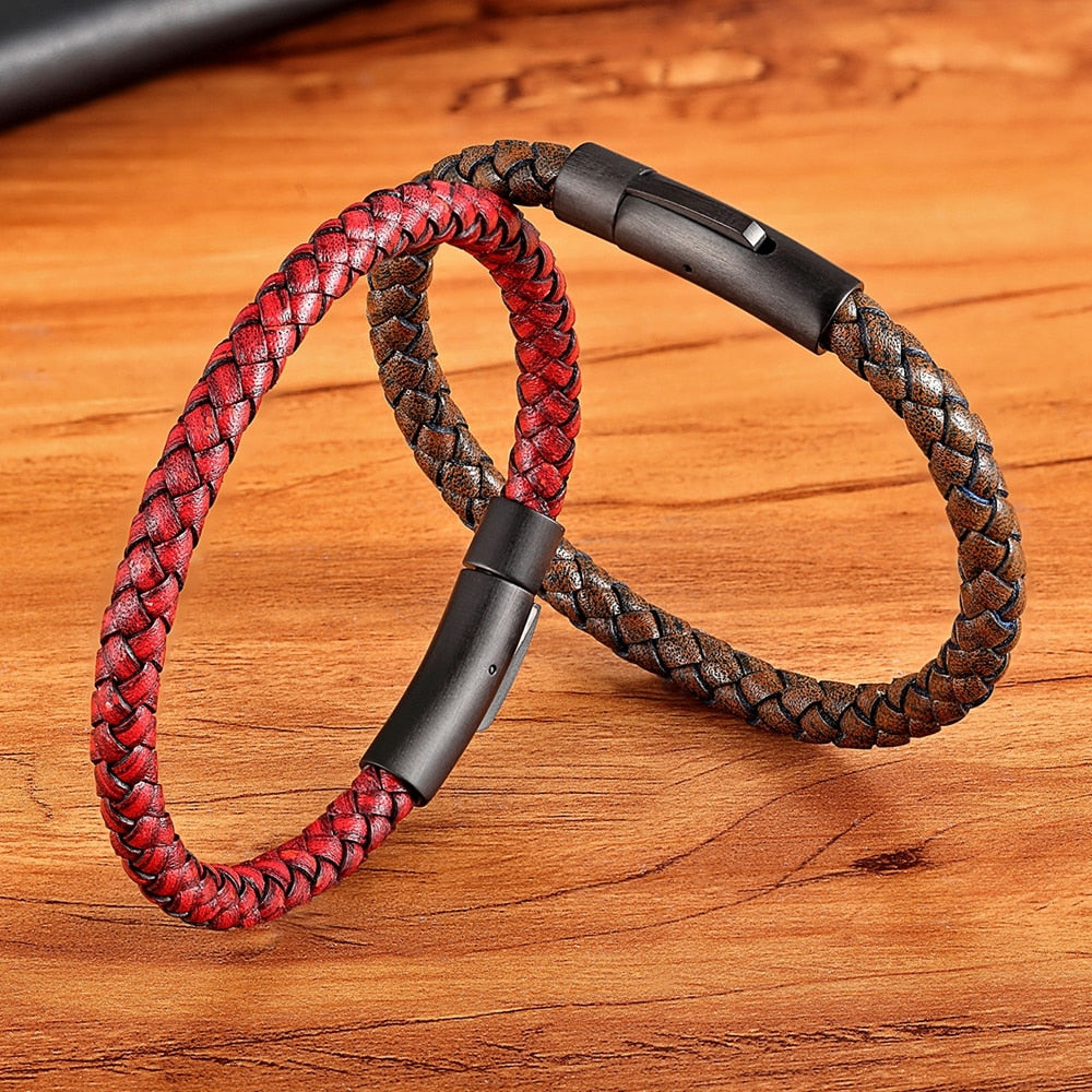 Hand Woven Leather Bracelet - ProLyf Styles