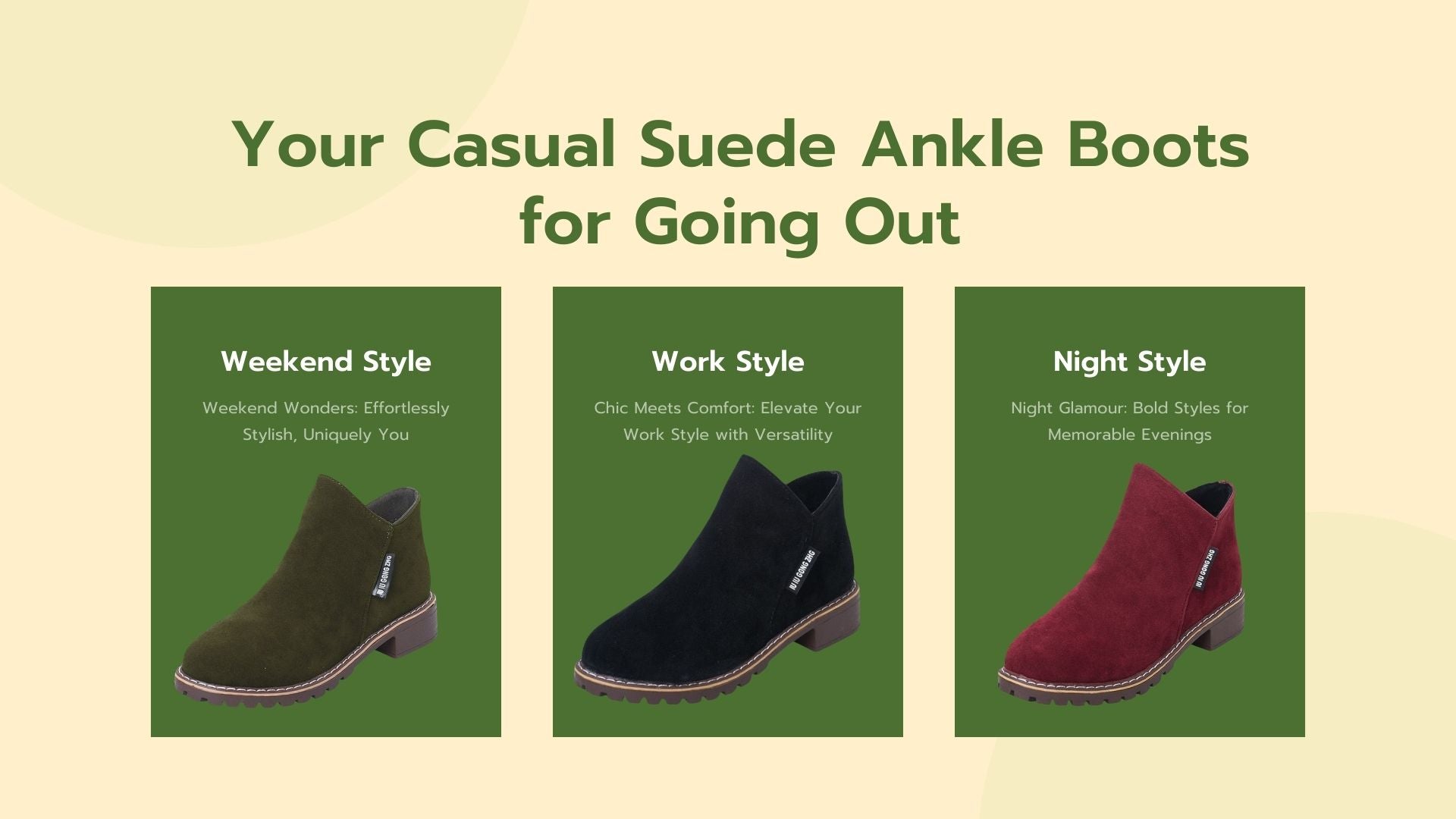 5 Outfit Ideas That Perfectly Match Your Casual Suede Ankle Boots for â ProLyf Styles