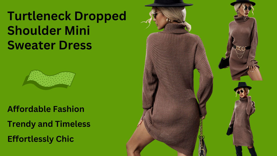Chic Winter Style Guide: Mastering Turtleneck Mini Sweater Dresses for Every Occasion