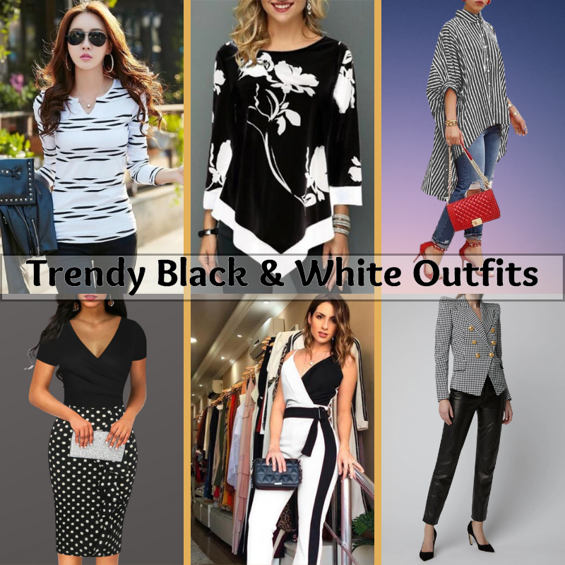 8 Black and White Fall Outfit to Wear Now!