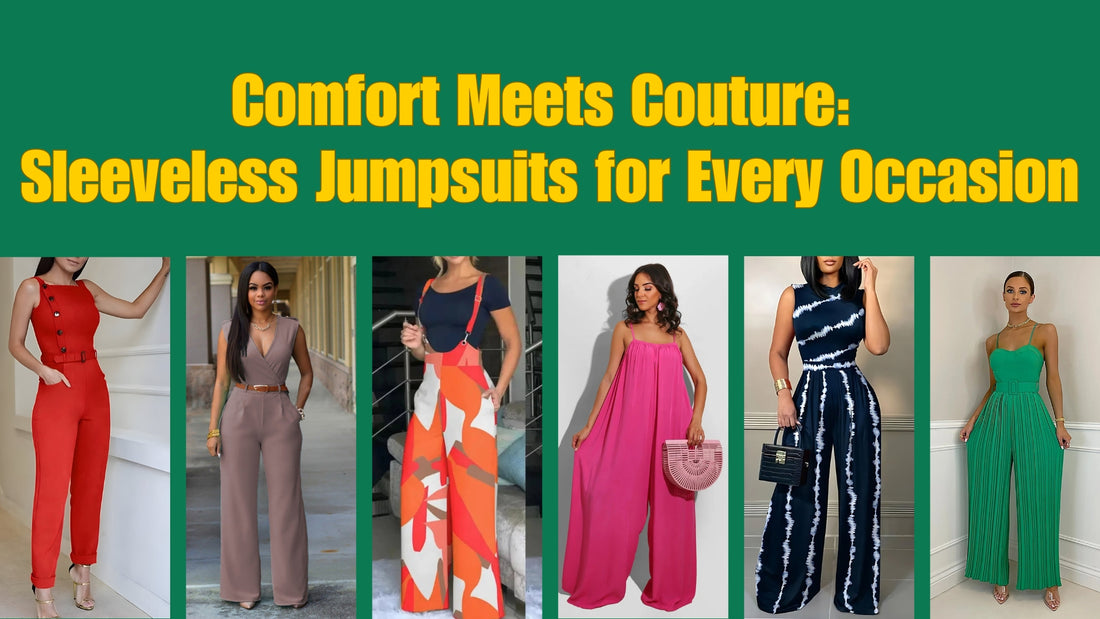 The Comfort and Style of Sleeveless Jumpsuits: A Fashion Staple for Women