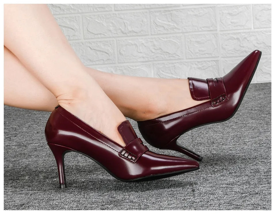Trendy Women's Pointed Toe Stiletto Heels