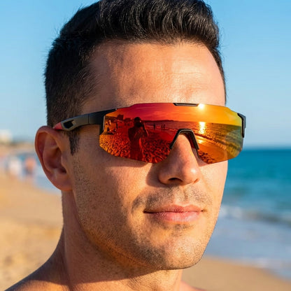 Apex Shield Polarized Sports Sunglasses