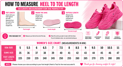 Breathable Chunky Sneakers for Women
