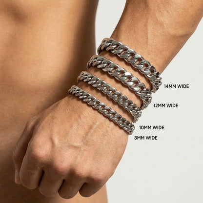 Waterproof Cuban Link Chain & Bracelet Set