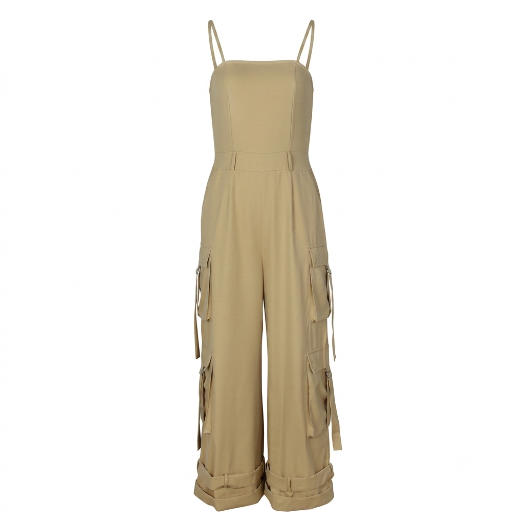 Elegant Mid Waist Jumpsuit