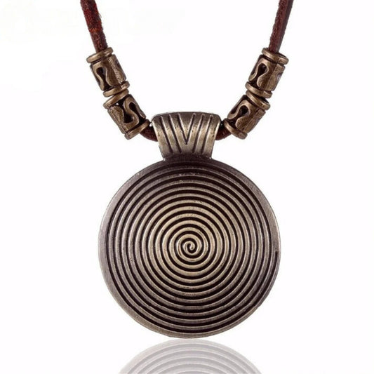 Genuine Leather Statement Necklace
