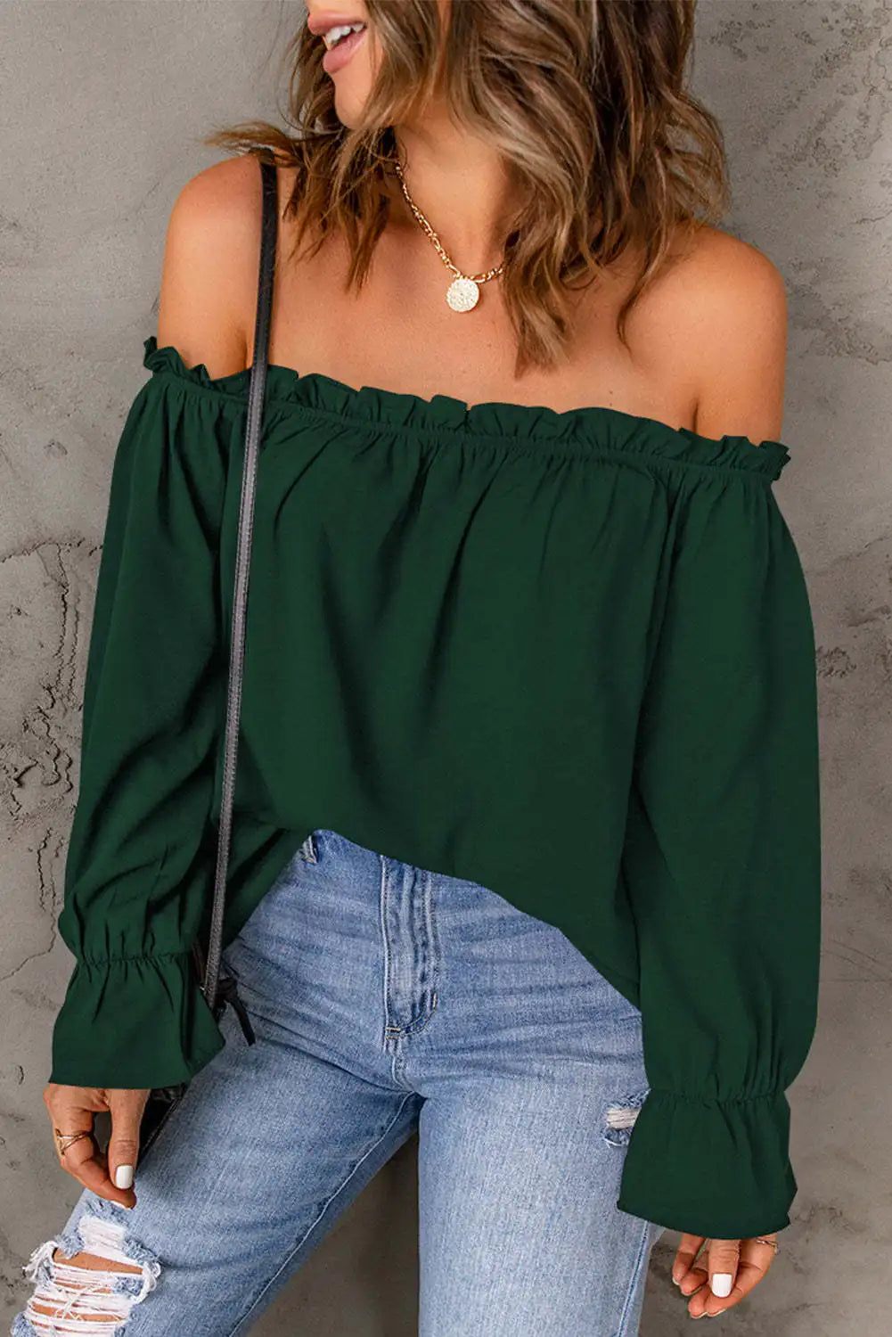 Elegant Off-Shoulder Women's Top - Party Tops