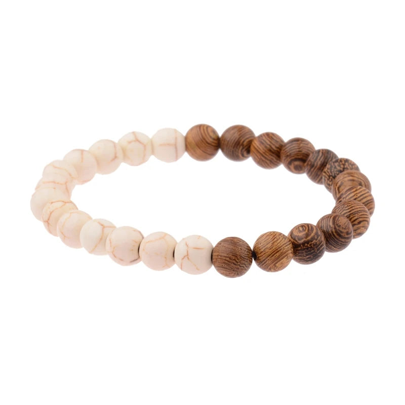 Lava Stone Chakra Arrow Bracelet