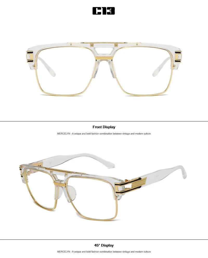 Men's Square Designer Sunglass