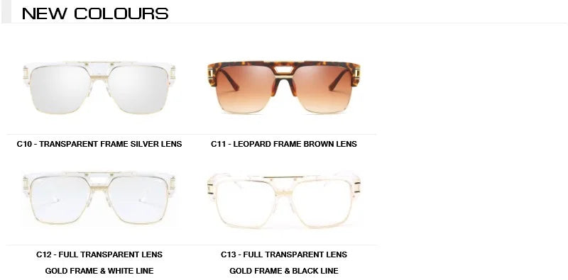Men's Square Designer Sunglass