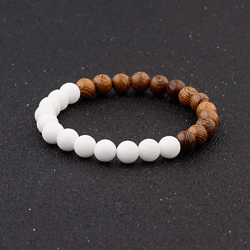 Lava Stone Chakra Arrow Bracelet