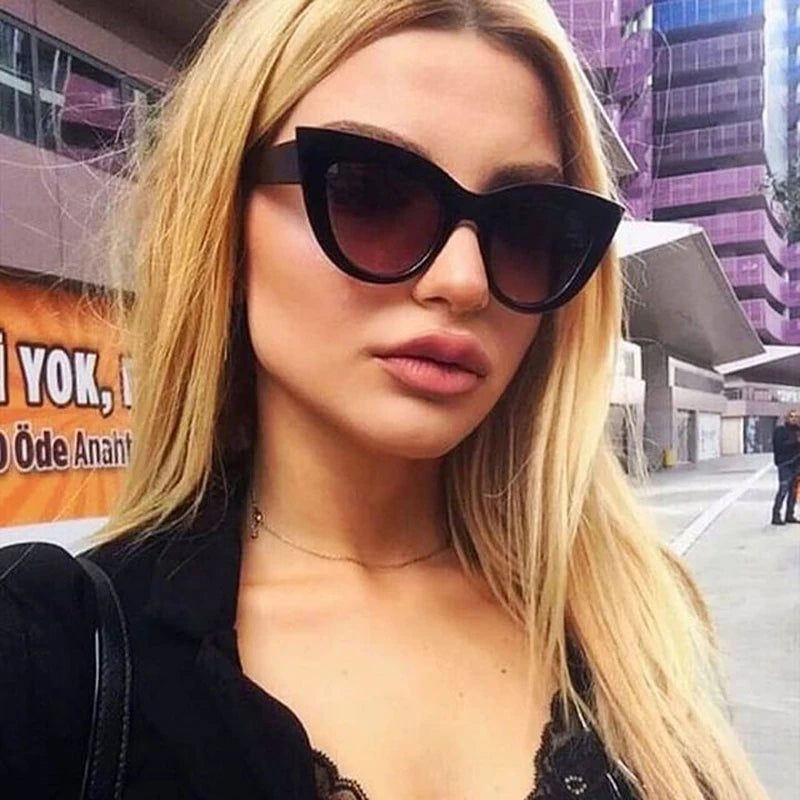 Vintage Cat Eye Statement Sunglasses