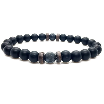 Lava Stone Chakra Arrow Bracelet