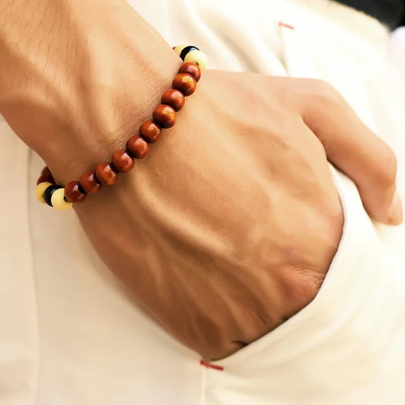 Lava Stone Chakra Arrow Bracelet