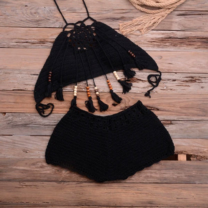 Two Piece Handmade Crochet Bikini Swimsuit