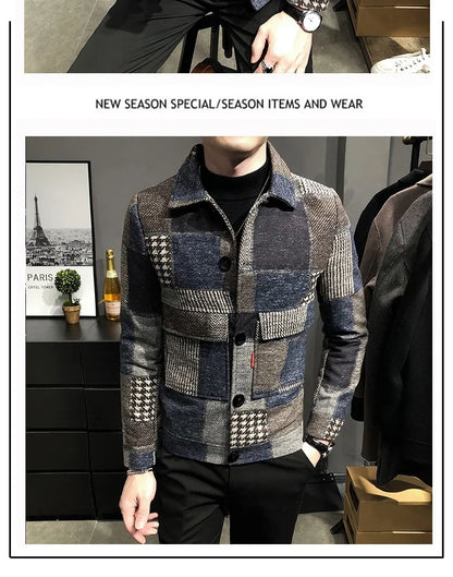 Men's Patchwork Sport Jacket