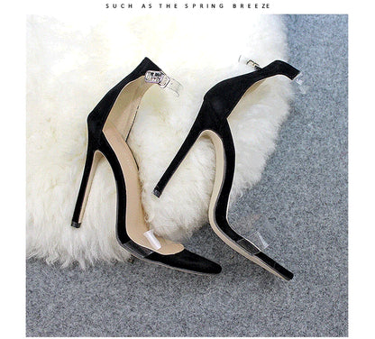 Peep Toe High Heel Sandals