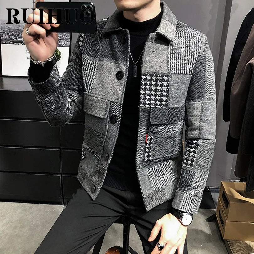 Men's Patchwork Sport Jacket