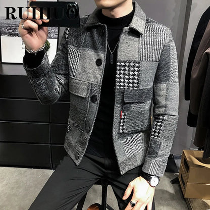 Men s Patchwork Jacket Prolyf Styles Collection ProLyf Styles