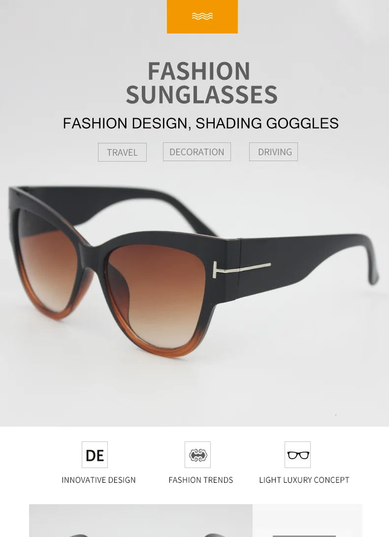 Cat Eye Design Sunglasses