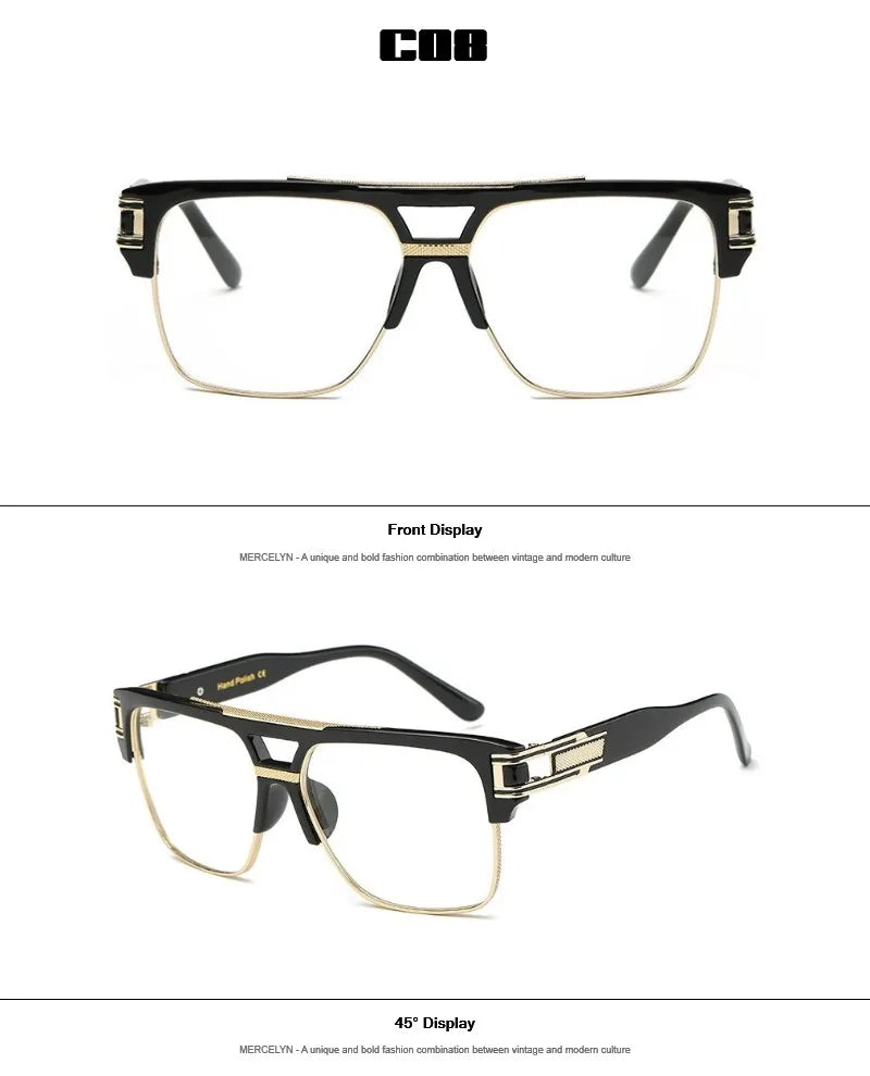 Men's Square Designer Sunglass