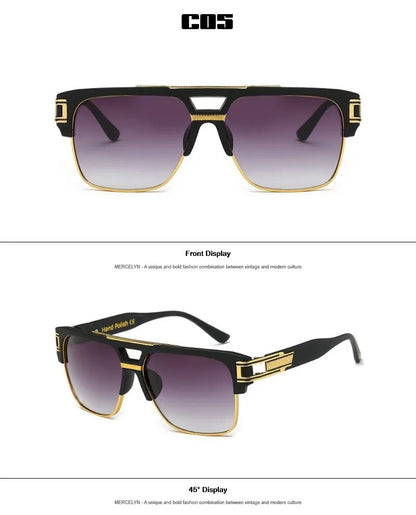 Men's Square Designer Sunglass