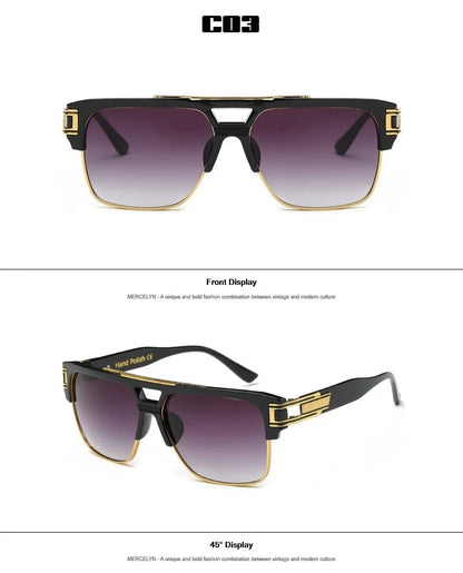 Men's Square Designer Sunglass