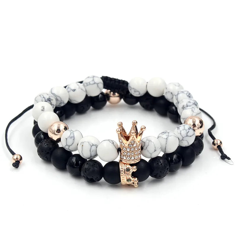 Men's beaded bracelet, beaded bracelet set, beaded jewelry, Prolyf online clothing store, bracelet and charms, bracelet on men, guy bracelets, Prolyf Styles' mens collection, charm bracelets.