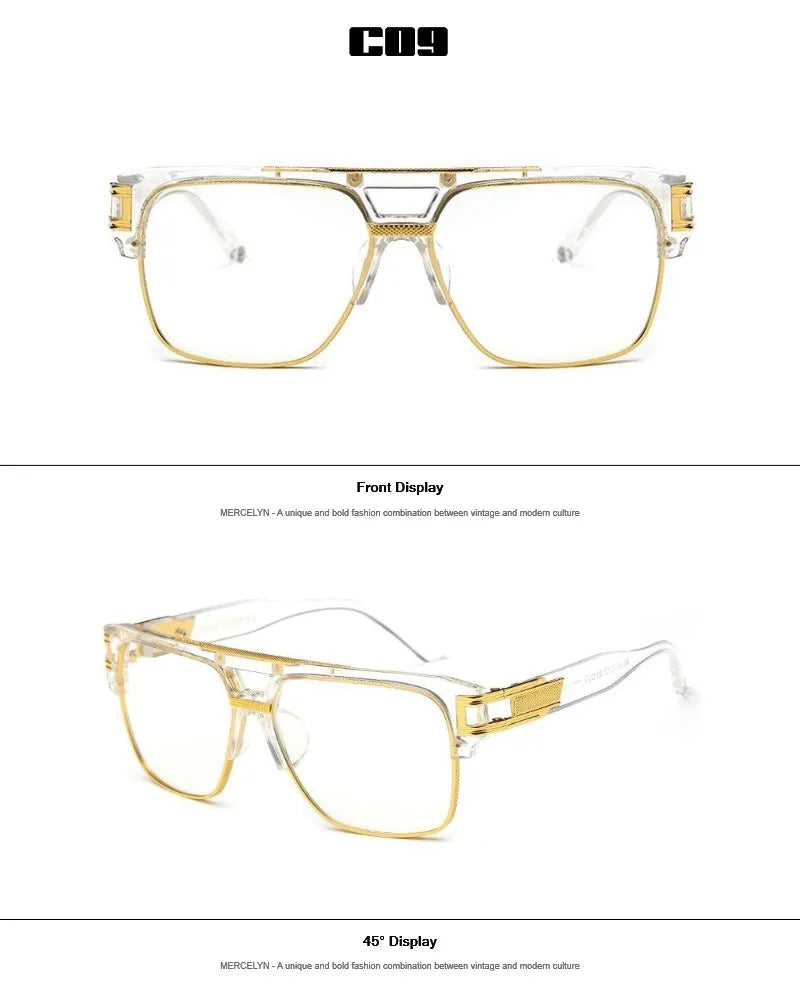Men's Square Designer Sunglass