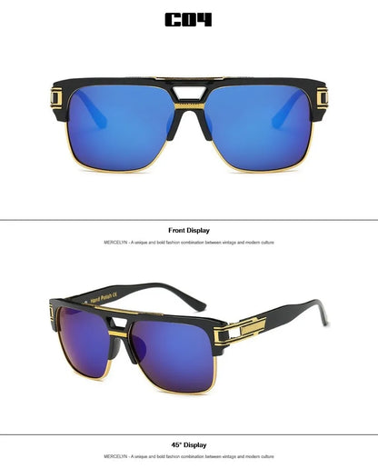 Men's Square Designer Sunglass