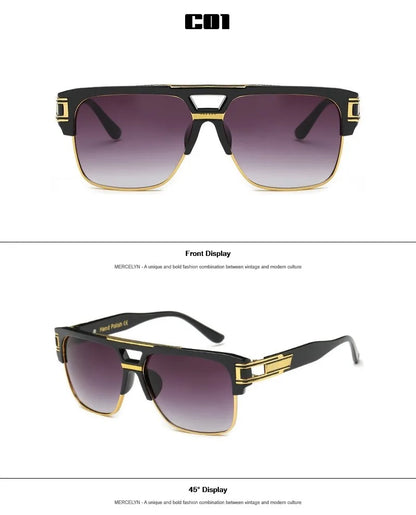 Men's Square Designer Sunglass
