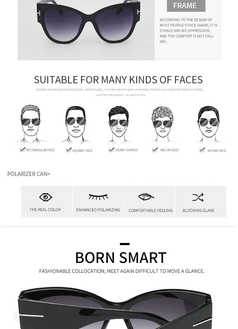 Cat Eye Design Sunglasses