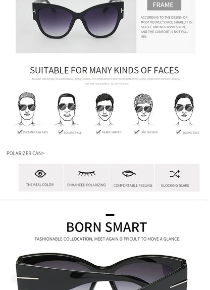 Cat Eye Design Sunglasses