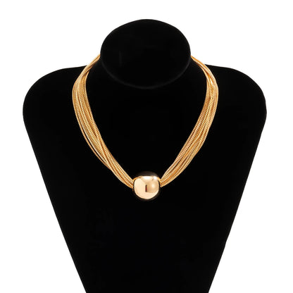 Elegant Multi-Strand Statement Chain Jewelry