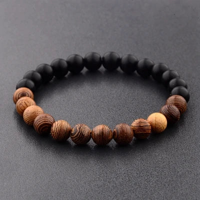 Lava Stone Chakra Arrow Bracelet